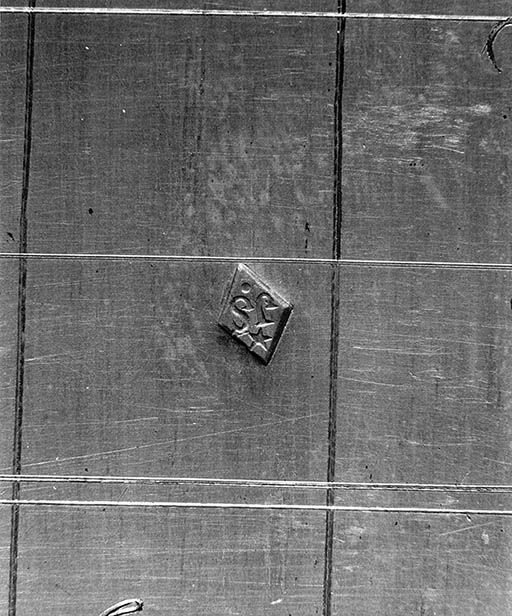Détail : poinçon de Joseph Soldat.