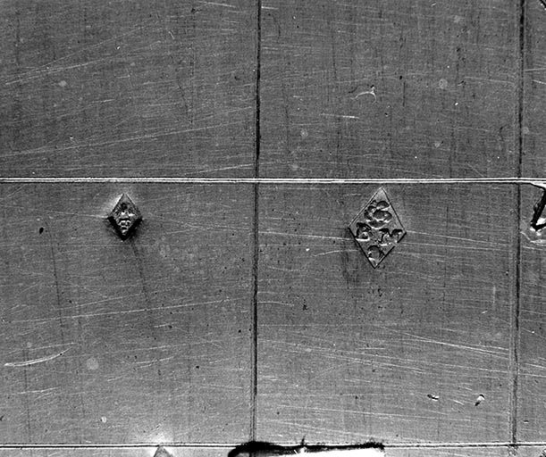 Détail : poinçons de Benoît Martinon.