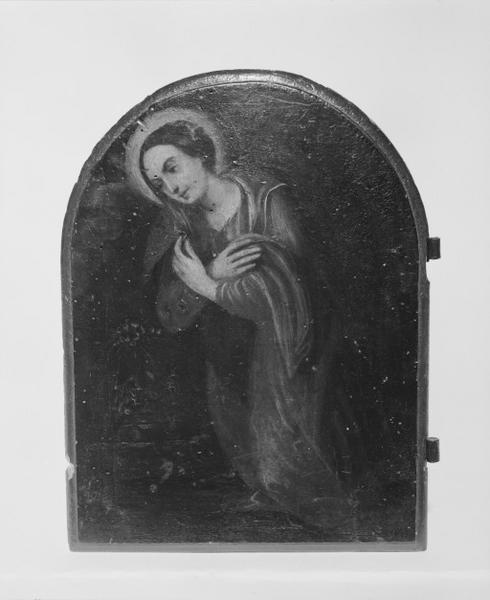 Porte droite: la Vierge