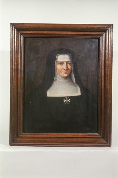 Tableau : portrait de mère Elisabeth Guyton, numéro d'inventaire : 87 GHC 0068