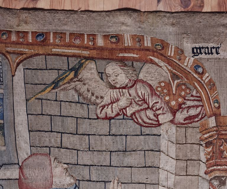 5e pièce, 1ère scène : La Sainte Famille en Egypte, détail