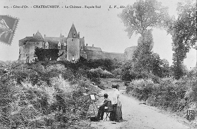 Elévation extérieure sud.