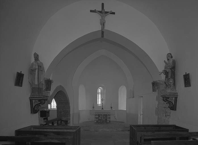 Vue rapprochée du choeur