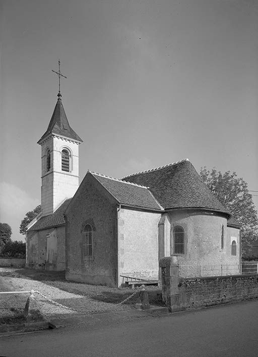 Elévation droite et abside