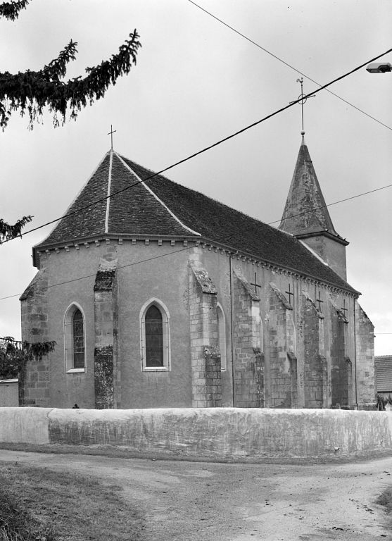 Elévation gauche et abside