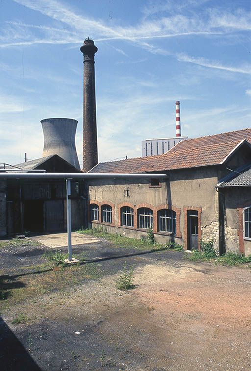 Façade postérieure de l'atelier de montage.