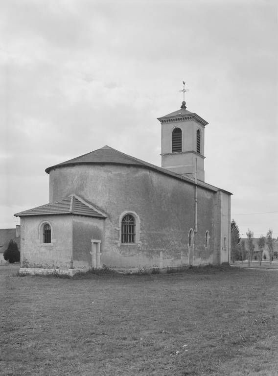 Elévation gauche et chevet