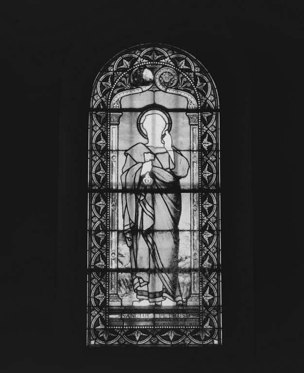 Vitrail : saint Pierre