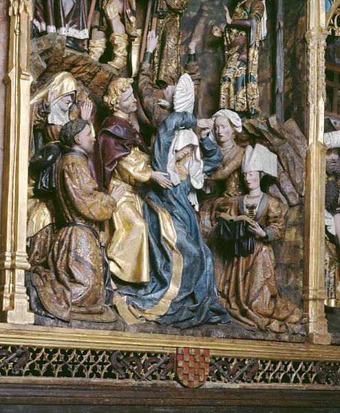 Retable (retable à panneau compartimenté) : retable de la Passion