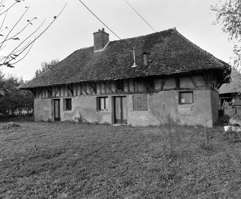 Ferme (cadastre section A2, parcelle 225). Le logis. Façade antérieure.