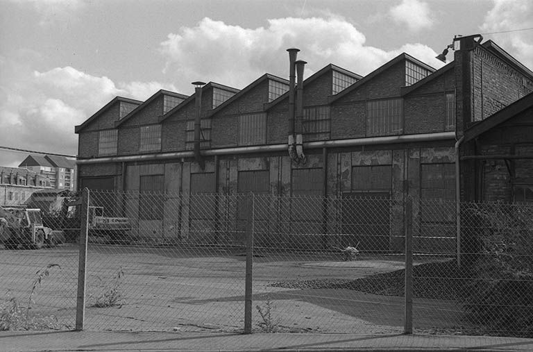 Extension de la chaudronnerie (1930-40), vue du Nord.