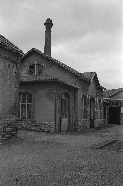 Façade antérieure de l'atelier de montage.