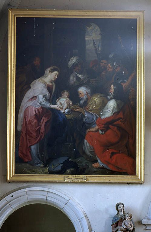 Tableau : Adoration des Mages