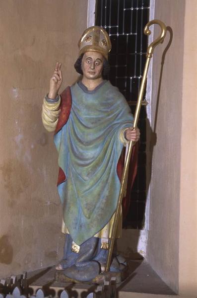 Statue : saint Germain d'Auxerre