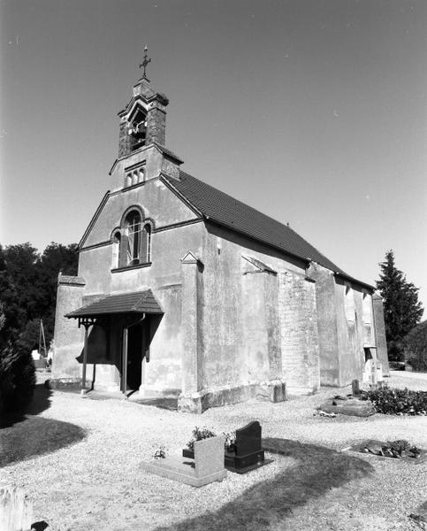 Façade et élévation droite.