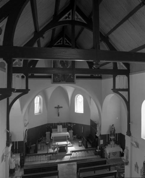 Vue du choeur depuis la tribune.