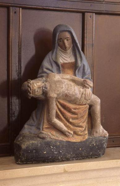 Groupe sculpté : Vierge de Pitié