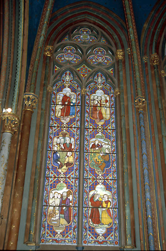 Peintures monumentales, par Gérard Thollon : scènes de l'Ancien Testament