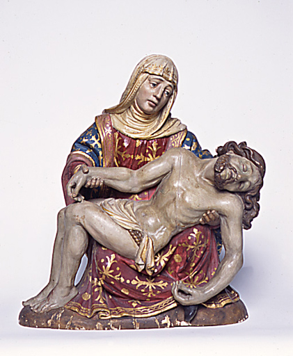 Groupe sculpté : Vierge de Pitié