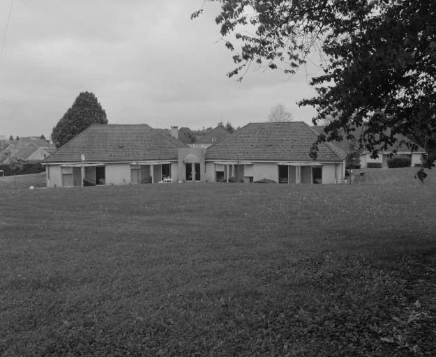 Vue d'ensemble des pavillons.