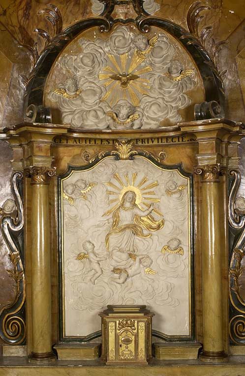 Détail du retable