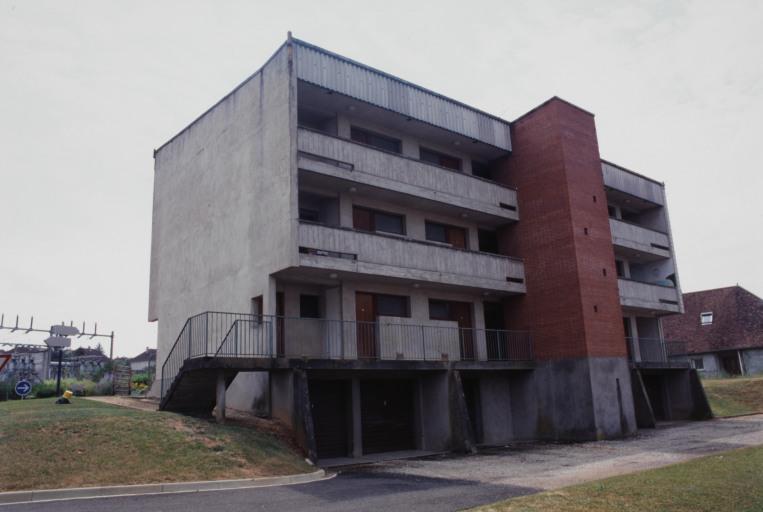 Logement du personnel, façade postérieure.