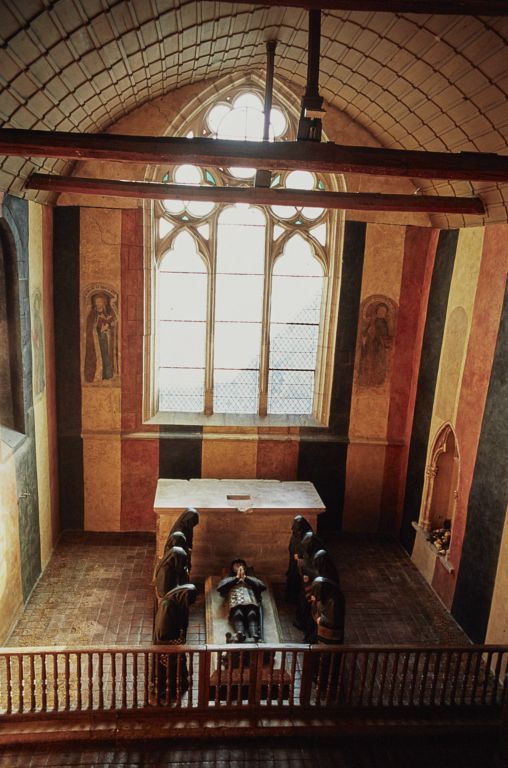 Logis principal, la chapelle vue depuis la "chambre verte".