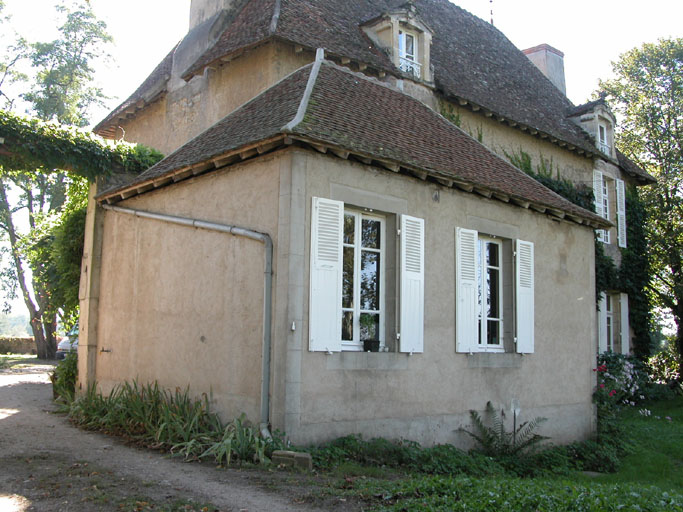 Vue arrière de la maison du maître de forge.
