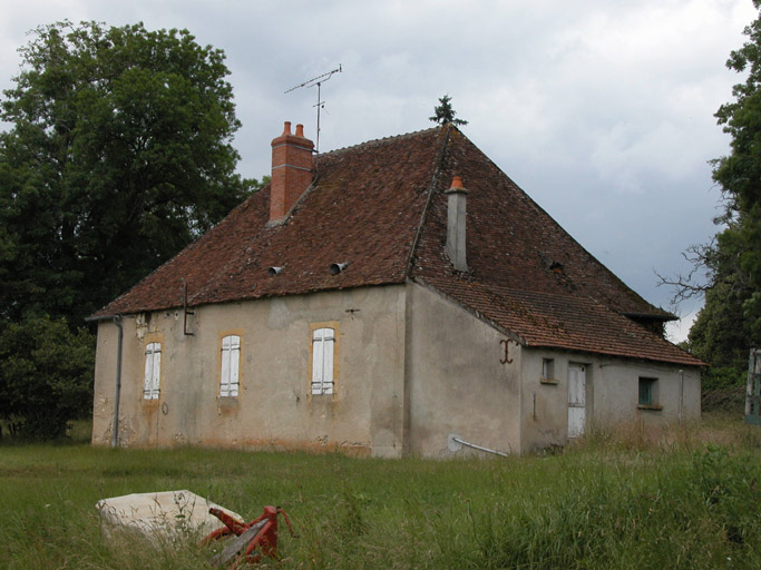 Vue de la maison du maître de forge ou du contremaître présentée sur le cadastre de 1821.