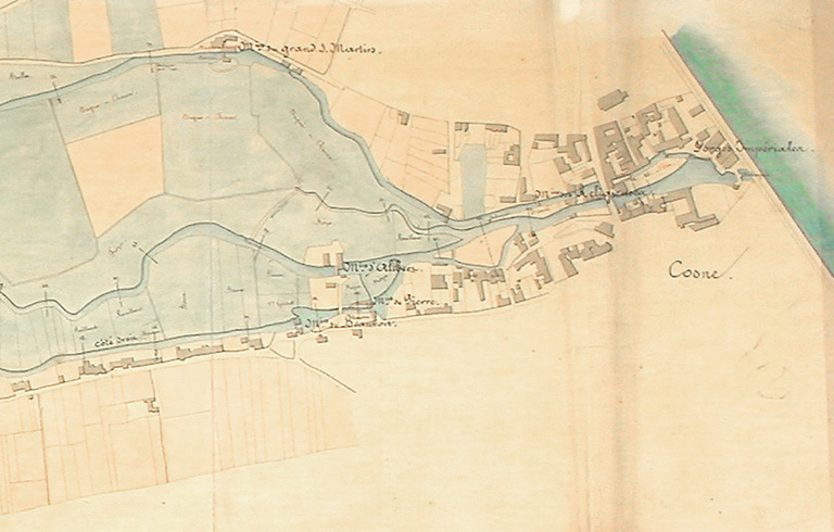 COSNE-SUR-LOIRE 1855-1922. Fonderie impériale : plan (1855). 1855-1859.