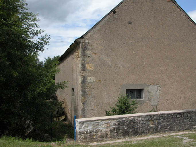 Détail du bâtiment de la forge.