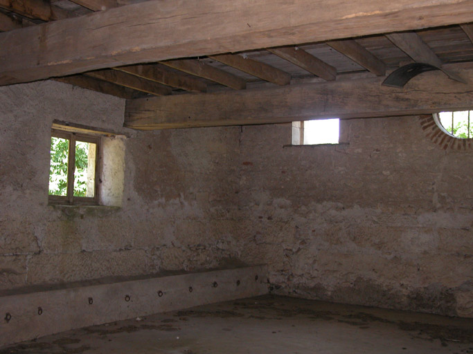 Intérieur du bâtiment du fourneau.