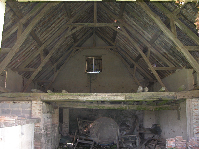 Vue de l'intérieur du bâtiment.