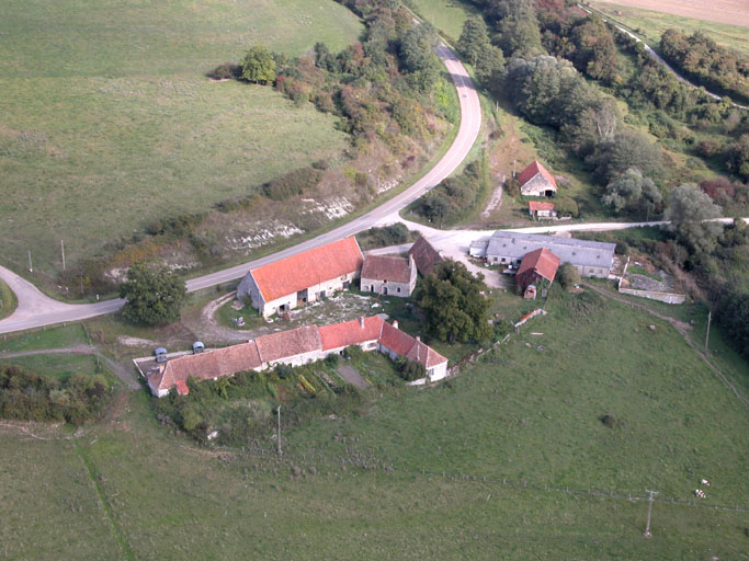 Vue aérienne du site de Parenche.