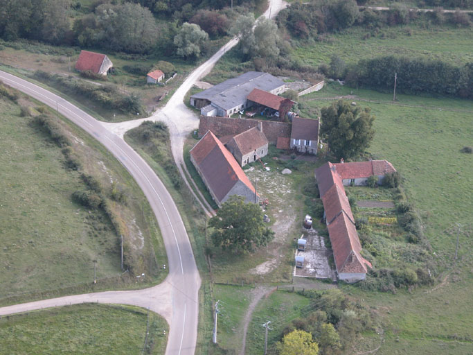 Vue aérienne du site de Parenche.