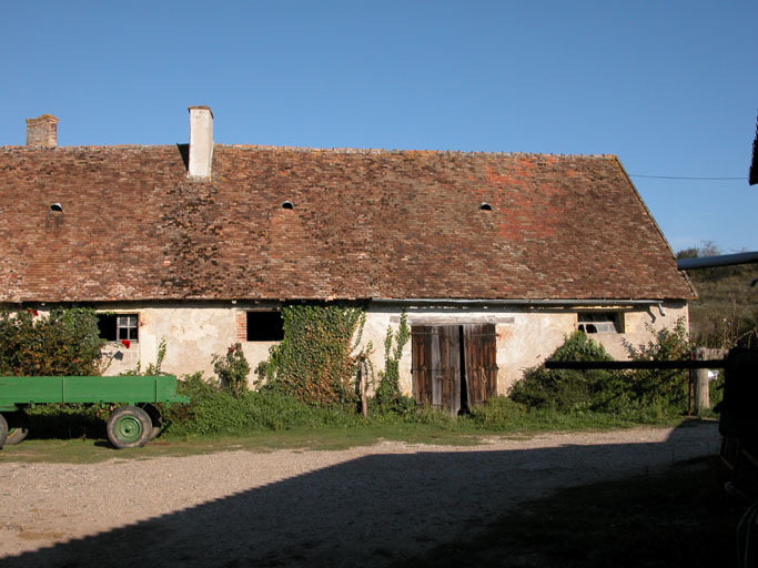 Détail du bout du logement de ferme.