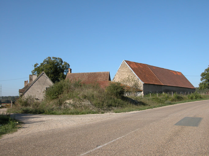 Vue générale de l'entrée du site.