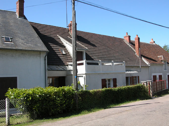 Vue des logements d'ouvriers présents sur le plan de 1848.