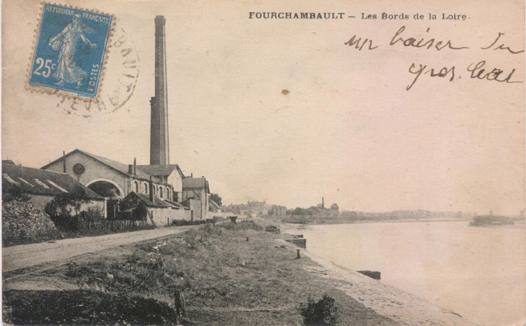 Fourchambault, les bords de la Loire.