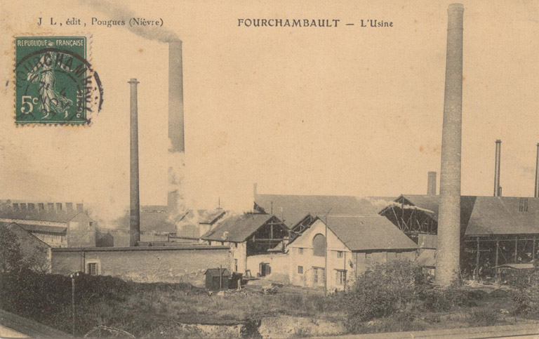 Fourchambault, l'usine.