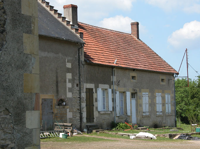 Vue des logements du fermier.