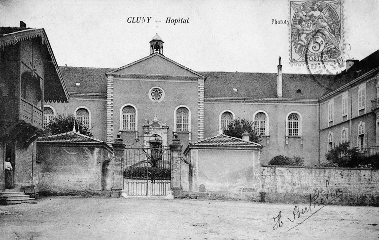 Carte postale ancienne, vers 1900.