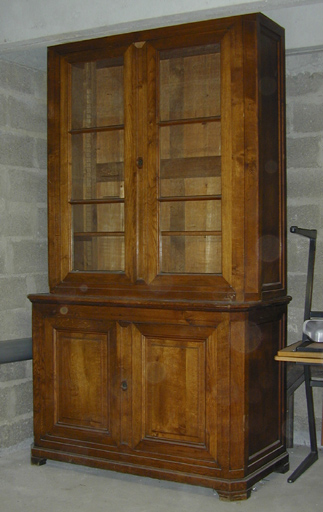 Armoire-bibliothèque à deux corps