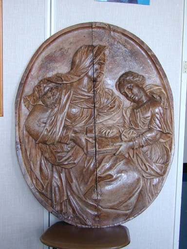 Bas-relief : Education de la Vierge