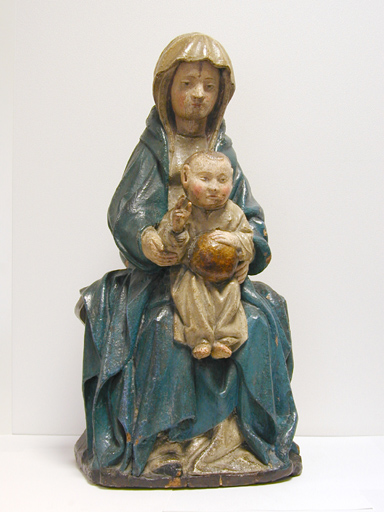 Statue : Vierge à l'Enfant assise n° 2