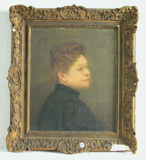 Tableau : Portrait de femme (Mme Grangier ?)