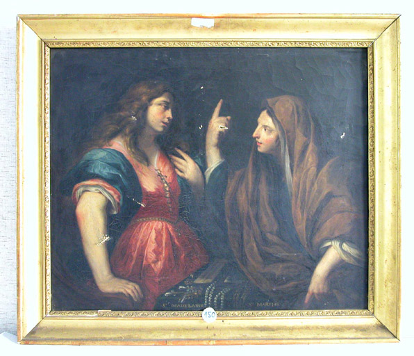 Tableau : Sainte Madeleine et sainte Marthe