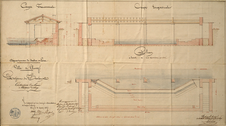 Coupes du lavoir, 1857.