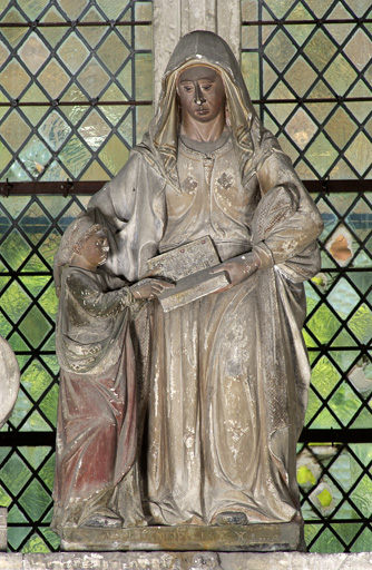 Statue : Education de la Vierge.