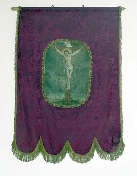 Revers : Christ en croix.